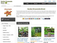 Tablet Screenshot of gardenornamentsdirect.com